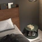 mesita redonda para dormitorio