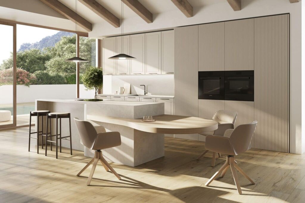 Cocina a medida en Barcelona diseñada por Muebles Fran