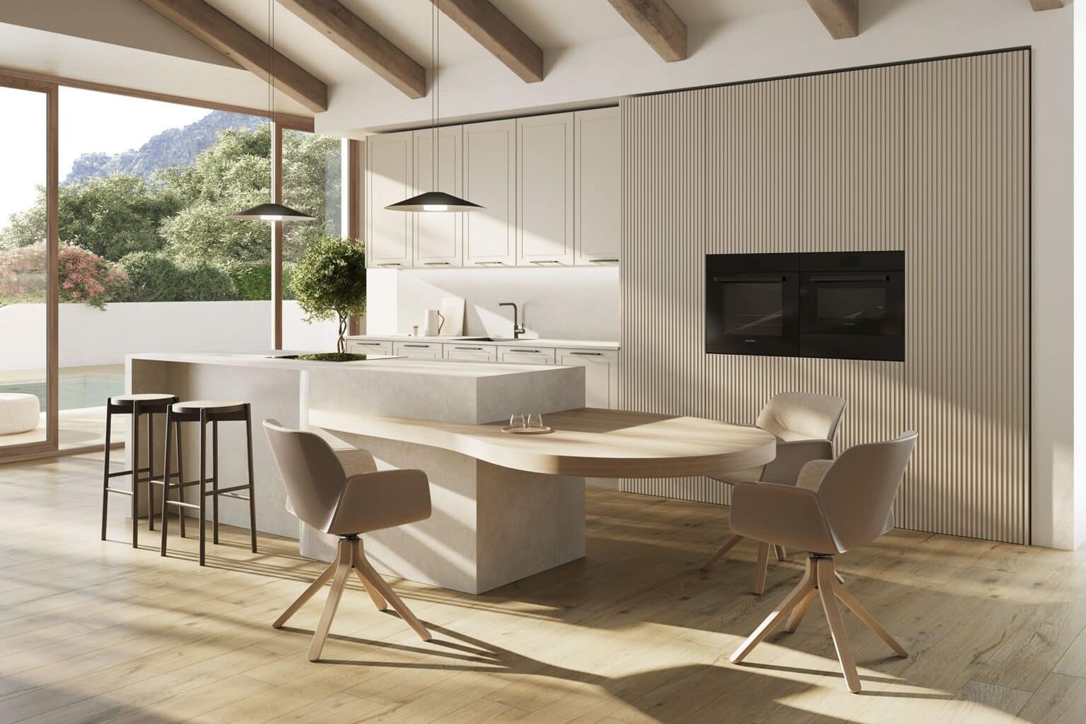 Cocina a medida en Barcelona diseñada por Muebles Fran